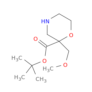 tert-Butyl 2-(methoxymethyl)morpholine-2-carboxylate