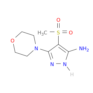 4-methanesulfonyl-3-(morpholin-4-yl)-1H-pyrazol-5-amine