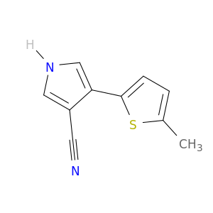 1H-Pyrrole-3-carbonitrile, 4-(5-methyl-2-thienyl)-