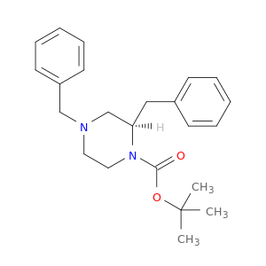 1-Piperazinecarboxylic acid, 2,4-bis(phenylmethyl)-, 1,1-dimethylethylester, (2R)-