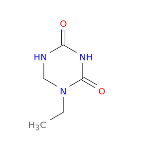 1,3,5-Triazine-2,4(1H,3H)-dione, 1-ethyldihydro-