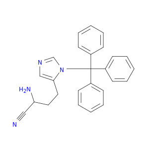 4-(1-Tritylimidazol-4-yl)-2-aminobutryonitrile