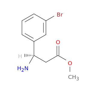 甲基(βR)-β-氨基-3-溴苯丙二酸酯