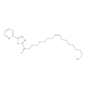 9-Octadecen-1-one, 1-[5-(2-pyridinyl)-1,3,4-oxadiazol-2-yl]-, (9Z)-
