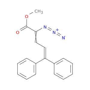 2,4-Pentadienoic acid, 2-azido-5,5-diphenyl-, methyl ester