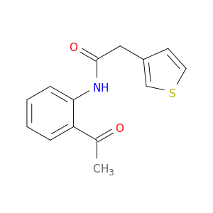 3-Thiopheneacetamide, N-(2-acetylphenyl)-