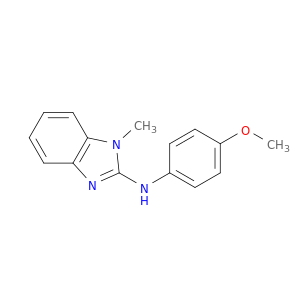 1H-Benzimidazol-2-amine, N-(4-methoxyphenyl)-1-methyl-