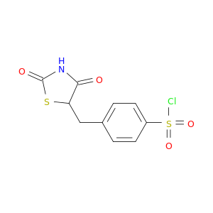 Benzenesulfonyl chloride, 4-[(2,4-dioxo-5-thiazolidinyl)methyl]-