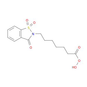 1,2-Benzisothiazole-2(3H)-heptaneperoxoic acid, 3-oxo-, 1,1-dioxide