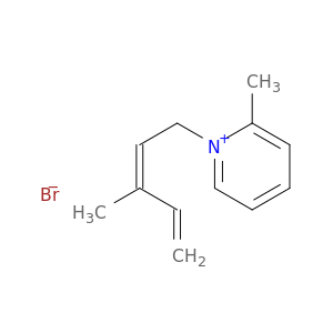 Pyridinium, 2-methyl-1-[(2Z)-3-methyl-2,4-pentadienyl]-, bromide