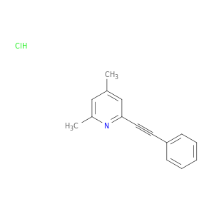 Pyridine, 2,4-dimethyl-6-(phenylethynyl)-, hydrochloride