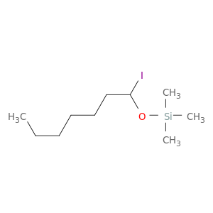 Silane, [(1-iodoheptyl)oxy]trimethyl-