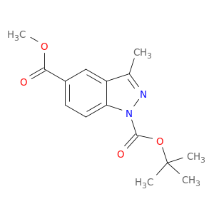1-tert-Butyl 5-methyl 3-methyl-1H-indazole-1,5-dicarboxylate