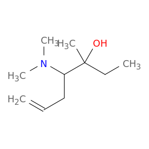 6-Hepten-3-ol, 4-(dimethylamino)-3-methyl-