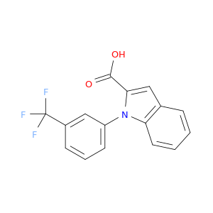 1H-Indole-2-carboxylic acid, 1-[3-(trifluoromethyl)phenyl]-