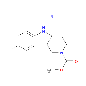 甲基4-氰基-4-[(4-氟苯基)氨基]-1-哌啶羧酸盐