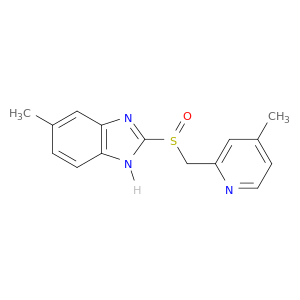 1H-Benzimidazole, 5-methyl-2-[[(4-methyl-2-pyridinyl)methyl]sulfinyl]-