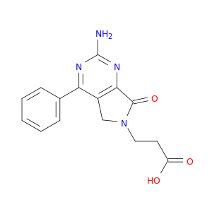 6H-Pyrrolo[3,4-d]pyrimidine-6-propanoicacid, 2-amino-5,7-dihydro-7-oxo-4-phenyl-