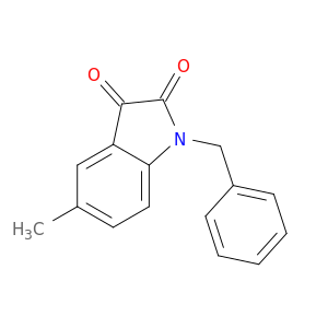 1H-Indole-2,3-dione, 5-methyl-1-(phenylmethyl)-