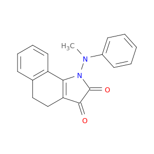 1H-Benz[g]indole-2,3-dione, 4,5-dihydro-1-(methylphenylamino)-
