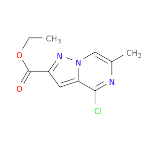 4-氯-6-甲基吡唑并[1,5-a]吡嗪-2-羧酸乙酯