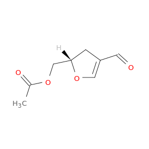 3-Furancarboxaldehyde, 5-[(acetyloxy)methyl]-4,5-dihydro-, (S)-