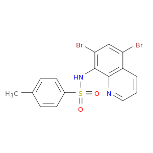 Benzenesulfonamide, N-(5,7-dibromo-8-quinolinyl)-4-methyl-