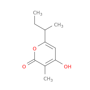 2H-Pyran-2-one, 4-hydroxy-3-methyl-6-(1-methylpropyl)-