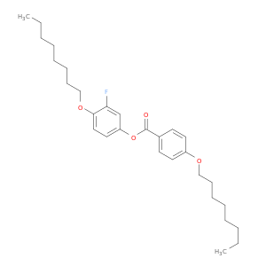Benzoic acid, 4-(octyloxy)-, 3-fluoro-4-(octyloxy)phenyl ester
