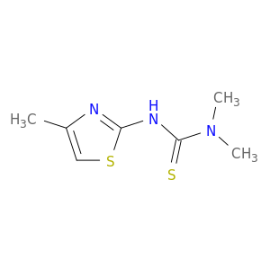 Thiourea, N,N-dimethyl-N'-(4-methyl-2-thiazolyl)-