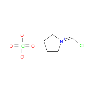 Pyrrolidinium, 1-(chloromethylene)-, perchlorate