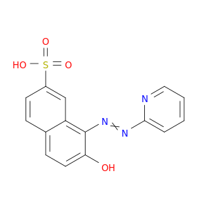 2-Naphthalenesulfonicacid, 7-hydroxy-8-[2-(2-pyridinyl)diazenyl]-