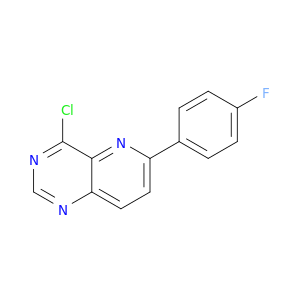 Pyrido[3,2-d]pyrimidine, 4-chloro-6-(4-fluorophenyl)-