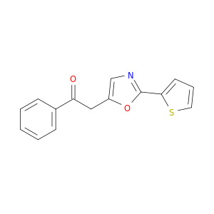 Ethanone, 1-phenyl-2-[2-(2-thienyl)-5-oxazolyl]-