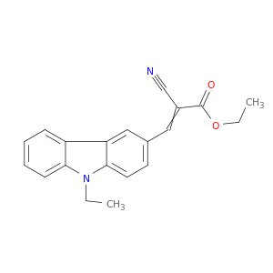 2-Propenoic acid, 2-cyano-3-(9-ethyl-9H-carbazol-3-yl)-, ethyl ester