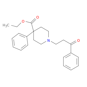 1-(3-氧代-3-苯基丙基)-4-苯基-4-哌啶羧酸乙酯
