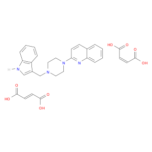 2-(4-(3-INDOLYLMETHYL)-(PIPERAZIN-1-YL))QUINOLINE DIMALEATE