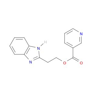 3-Pyridinecarboxylic acid, 2-(1H-benzimidazol-2-yl)ethyl ester