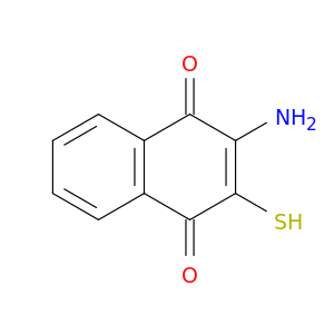 1,4-Naphthalenedione, 2-amino-3-mercapto-