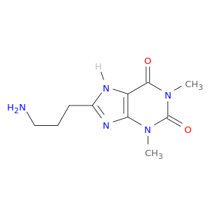 1H-Purine-2,6-dione, 8-(3-aminopropyl)-3,7-dihydro-1,3-dimethyl-