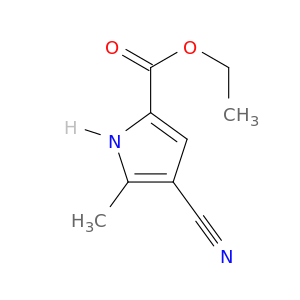 4-氰基-5-甲基-1H-吡咯-2-羧酸乙酯
