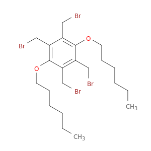 Benzene, 1,2,4,5-tetrakis(bromomethyl)-3,6-bis(hexyloxy)-