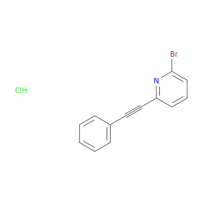Pyridine, 2-bromo-6-(phenylethynyl)-, hydrochloride