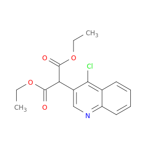 Propanedioic acid,2-(4-chloro-3-quinolinyl)-, 1,3-diethyl ester