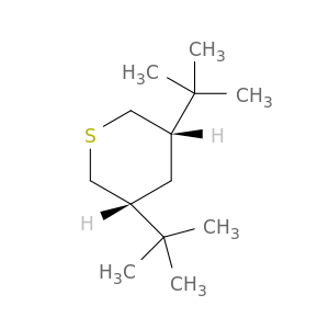 2H-Thiopyran, 3,5-bis(1,1-dimethylethyl)tetrahydro-, cis-
