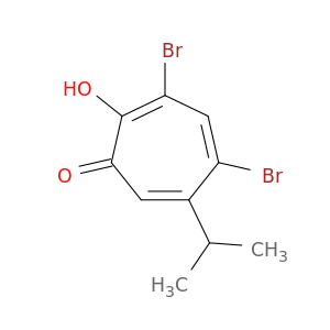 2,4,6-Cycloheptatrien-1-one, 3,5-dibromo-2-hydroxy-6-(1-methylethyl)-