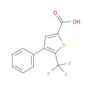 4-苯基-5-三氟甲基噻吩-2-羧酸