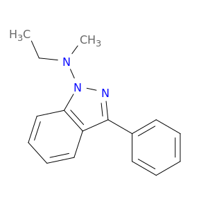 1H-Indazol-1-amine, N-ethyl-N-methyl-3-phenyl-
