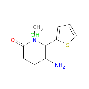 5-Amino-1-methyl-6-(thiophen-2-yl)piperidin-2-one Hydrochloride