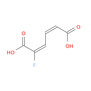 2,4-Hexadienedioic acid, 2-fluoro-, (E,Z)-